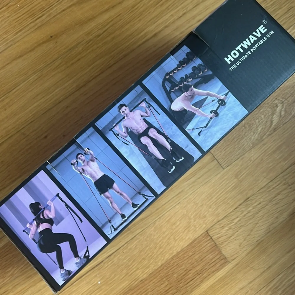 🛍️New HOTWAVE Pilates Bar Exercise System Portable Kit Workout Equipment NIB - Picture 5 of 6